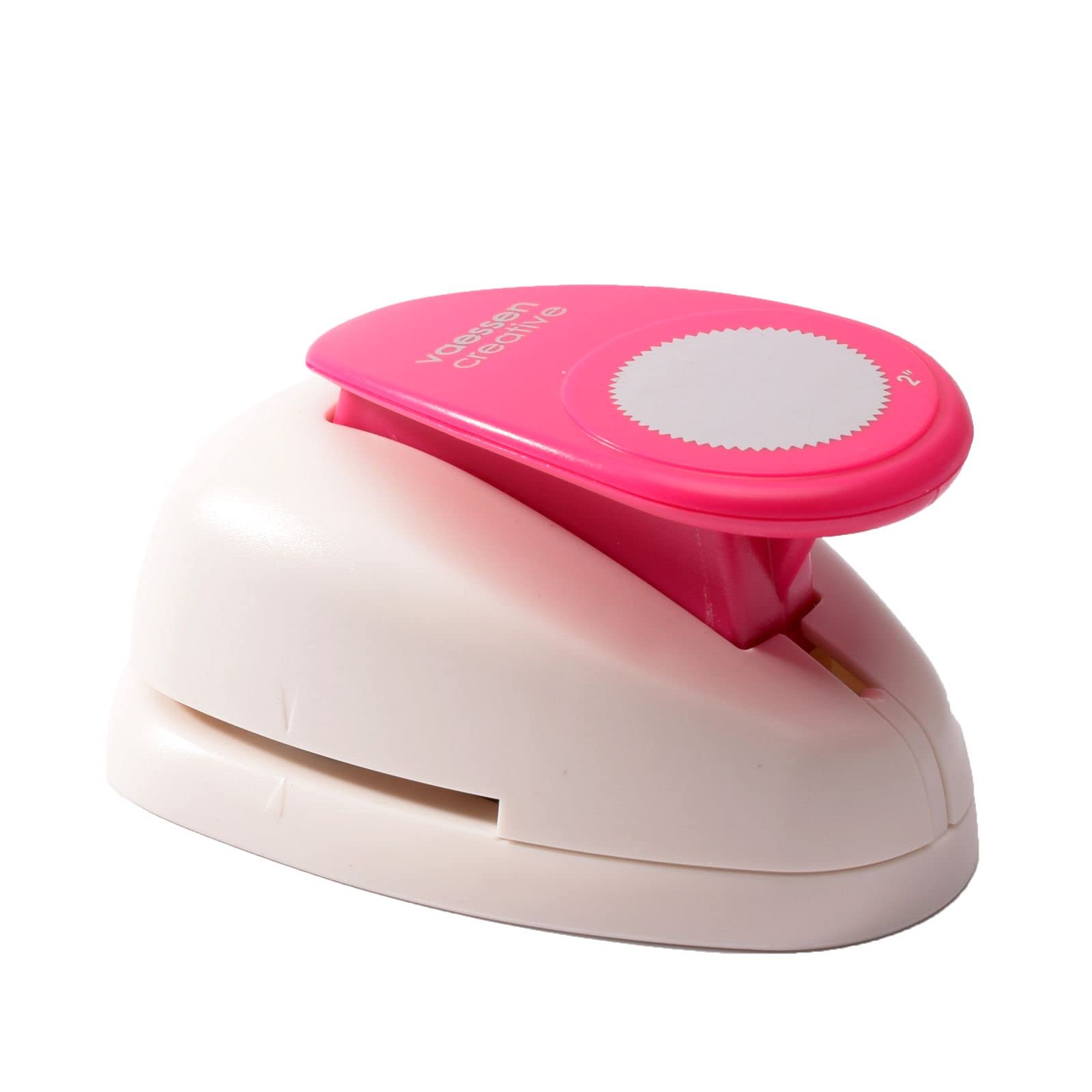 Knurled Circle Punch Jumbo 5 cm/2 ", Pink, 2 Inch - Image 2