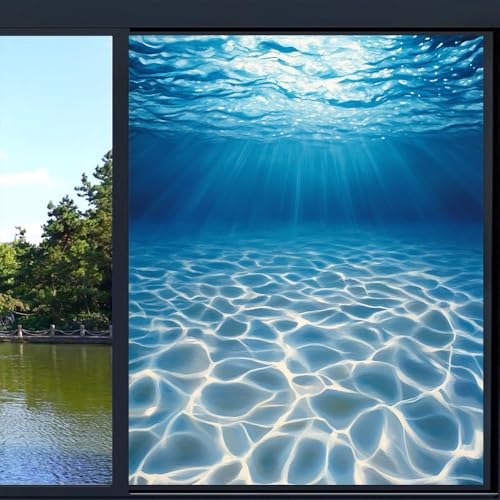 Vinilo decorativo adhesivo con diseño oceánico 70x120 cm miniatura 6