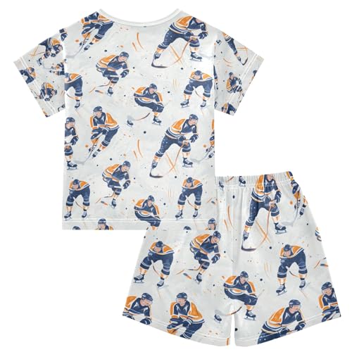 senya Cute Highland Cows Summer Pajamas Set Short Cotton Sleepwear 2 Piece2