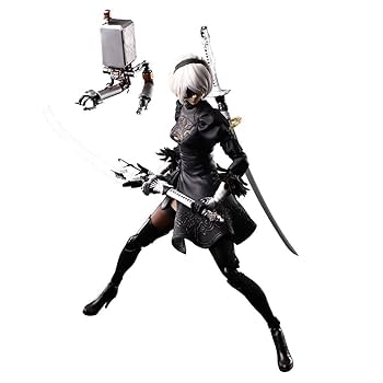 ニーア オートマタ PLAY ARTS 2B ＜ ヨルハ 二号 B型 DX版＞ Amazon | NieR：Automata 2B(ヨルハ二号B型) DX版 完成品