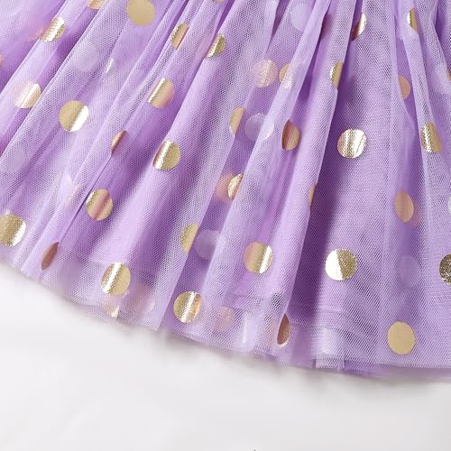 Image of LYSMuch Toddler Girls Long-Sleeve Birthday Outfits Shirt | 2T-10Y Mesh Tutu Skirt Set cake party