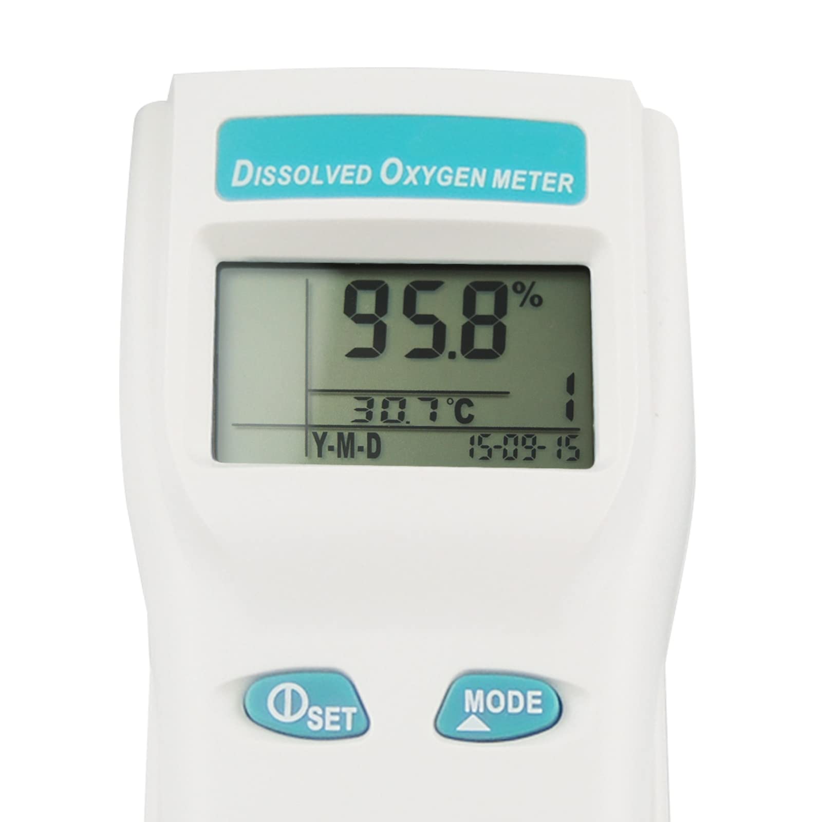 Gelöste Sauerstoff-Meter DO Temperatur Tester Wasserqualität Monitor mit Sauerstoffelektrode für Aquarium, Süßwasser, Labor, Aquakultur, etc.