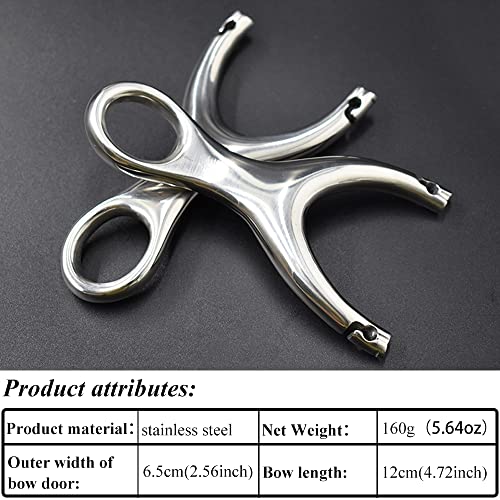 Piaoyu Stainless Steel Slingshot Traditional Recurve Professional Outdoor Hunting Shooting With 3Pcs Rubber Bands, Slingshots For Adults (Package 1) #TOP1