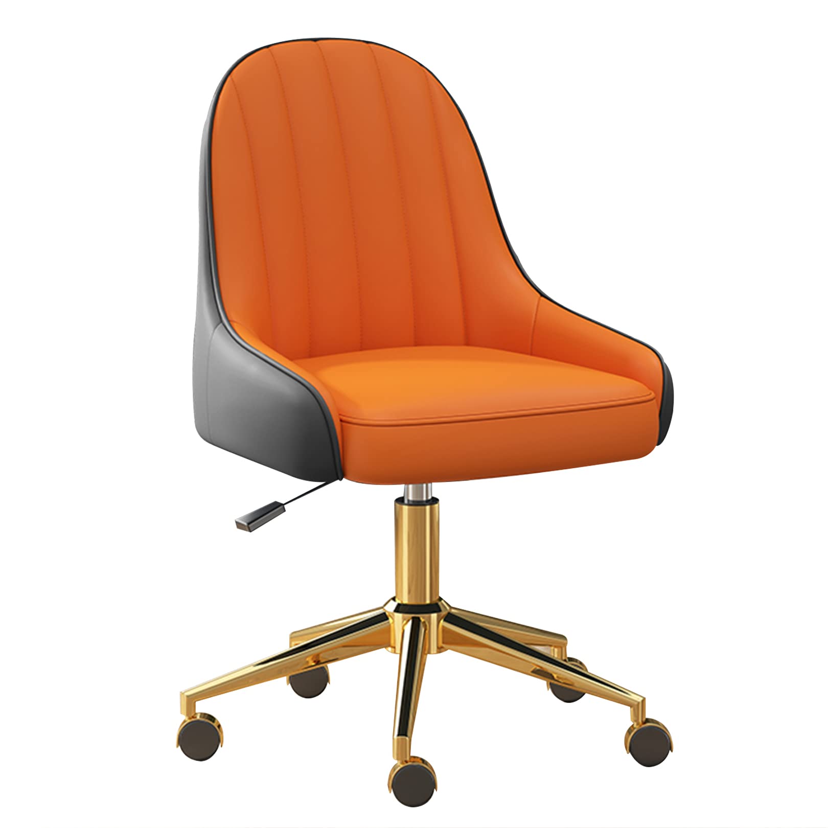 Chaise pivotante réglable en cuir synthétique Slish Vani pour le bureau et la maison