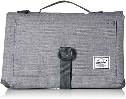 Herschel Sprout Change Mat Mid Grey Crosshatch