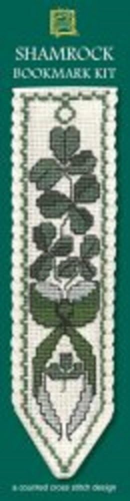 Irish Shamrock Bookmark - Cross Stitch Kit