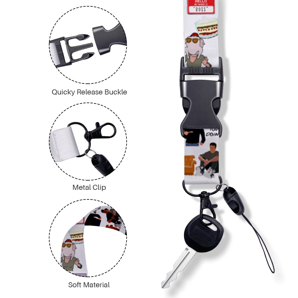 Funny TV Show ID Badge Holder With Retractable Reel & Lanyard - Great Gift For Nurses, Teachers, Fans