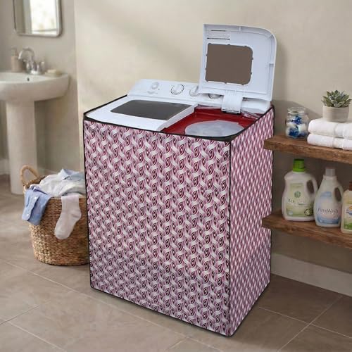 Image of DREAM CARE Waterproof & Dustproof Washing Machine Cover Top Load & Semi Automatic Suitable for 7 kg, 7.2 kg, 7.5 kg (83 x 95 x 51 cms)