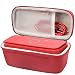 BOVKE for DOSS SoundBox Touch Wireless Bluetooth V4.0 Portable Speaker Protective Hard EVA Travel Shockproof Carrying Case Cover Storage Pouch Bag, Red