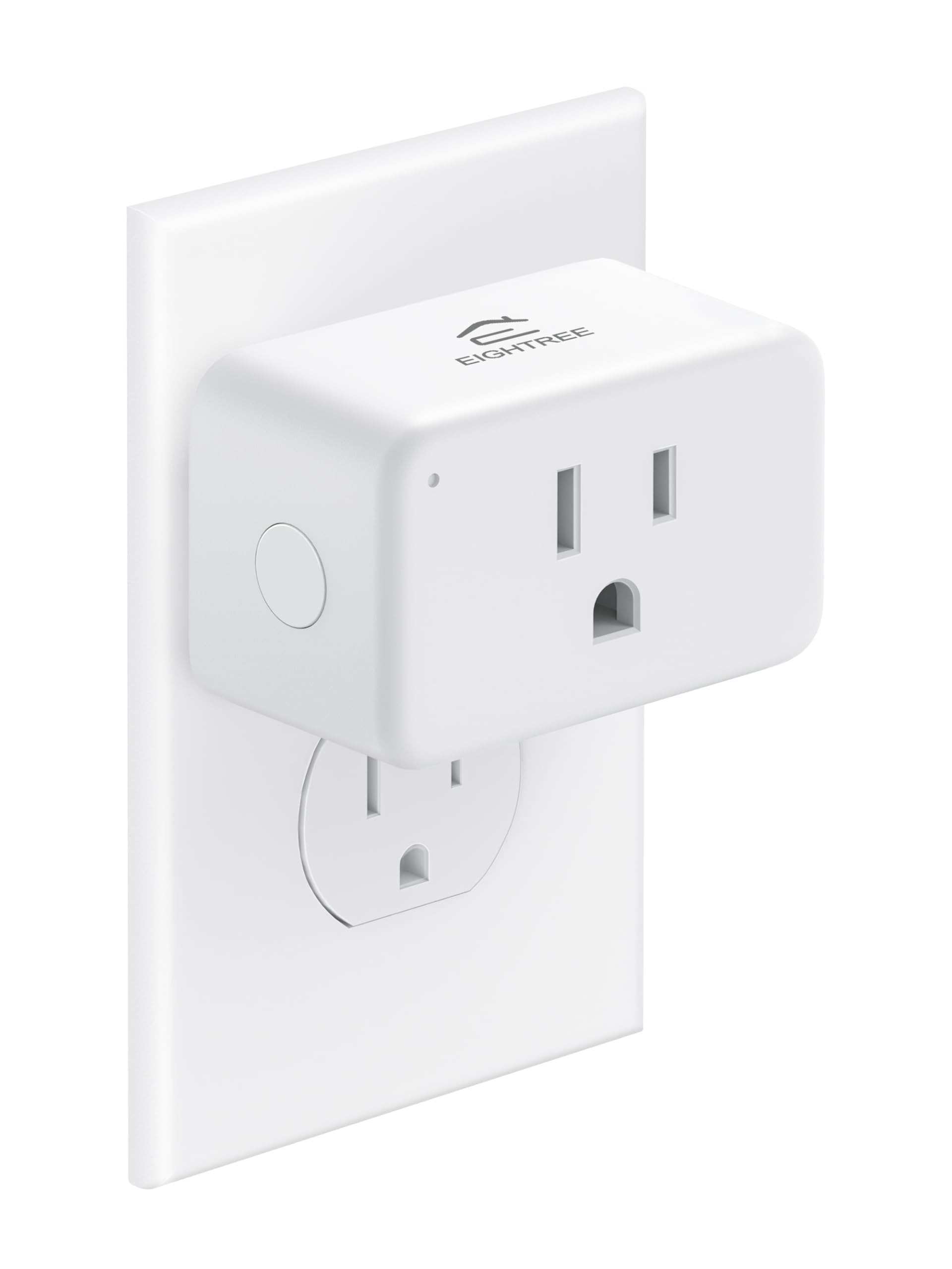 EIGHTREE Smart Plug 15A WiFi Outlet That Compatible with Alexa Google Home SmartThings No Hub Required Smart Outlet