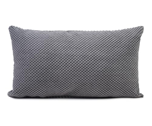 Gözze - Kissen Sven, Dekokissen in genoppter Optik, Weiches Sofakissen mit Füllung, 100%...