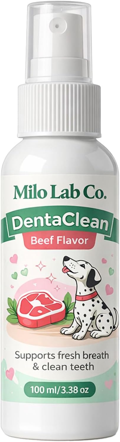 Paw Guardian Dental Spray,Dentaclean Oral Care Pet Dental Spray, Tartar and Plaque Remover, Breath Freshener, Supports Healthy Gums and Clean Teeth, Safe and Ingestible Formula, 100 mL / 3.38 oz