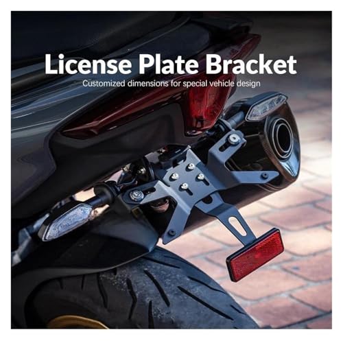 Support de plaque d'immatriculation moto pour éliminer le garde-boue lourd Yamaha