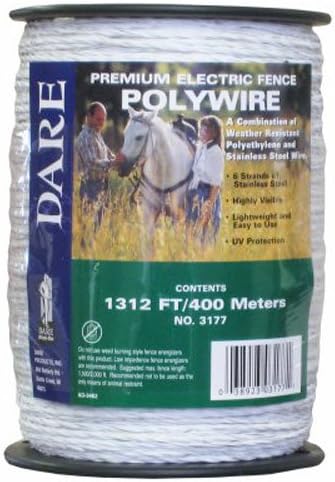 Fi-Shock Dare Products 3177 400mmx1312 WHT PolyWire
