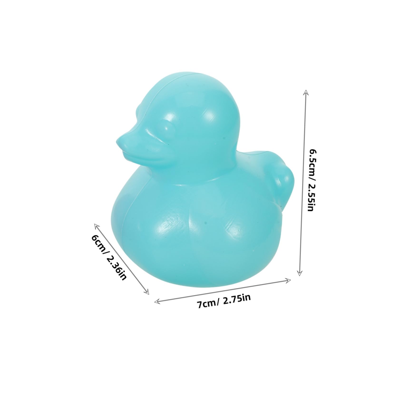 VANZACK 64 Palline per Piscina Galleggianti Tema Paperella Giocattoli da Bagno per Palline in Plastica Colorate per Giochi Acquatici Indoor e Attività Genitore-figlio