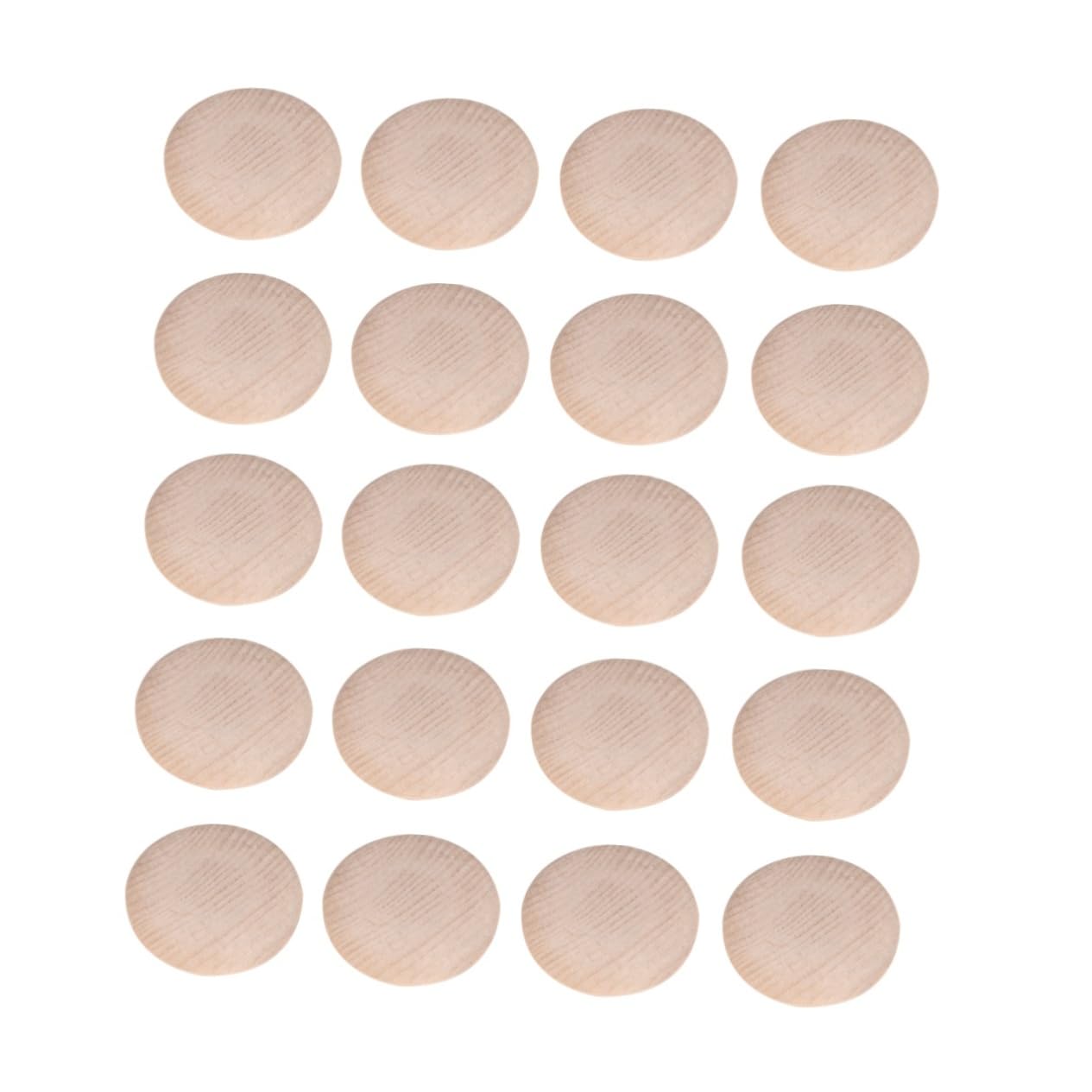 OSALADI20pcs Wood Funiture Screw Hole Plugs Furniture Screws Decorative Furniture Buttons Furviking Furniture Buttons Plugs Mushrooms Decor Mushroom Decor Bamboo Lotus Tree Jacket
