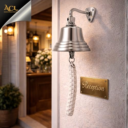 Miniatura 4 de Assorted Collection Accesorios De Bar Para Pub En Casa Campana De Mano - Campana De Bar Montada En La Pared, Decoraciones - Campana Verde Única Con Sonidos Nítidos Y Altos, Pubs 4 Pulgadas