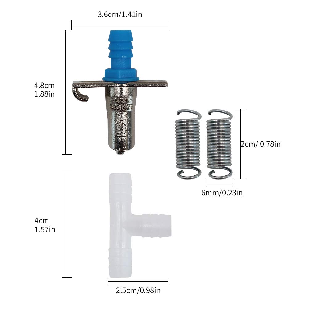 Automatic Rabbit Watering Kit Include 40 Nipple Drinker Feeders, Rabbit Watering System Nipples Waterer Drinking Nipples Rabbits Drinker for Small Animals