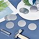 OLYCRAFT 11 Stück 5cm Aluminiumscheibe 1.5mm Dicke Runde Aluminiumbleche 1060 Aluminiumscheiben Anhänger Runde Stanzrohlinge Zum Laserschneiden Metallstanzen Schmuckherstellung DIY