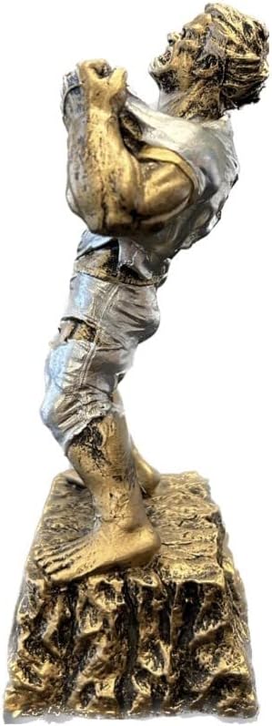Victory Monster Trophy in Two Sizes with 3 Lines of Custom Text