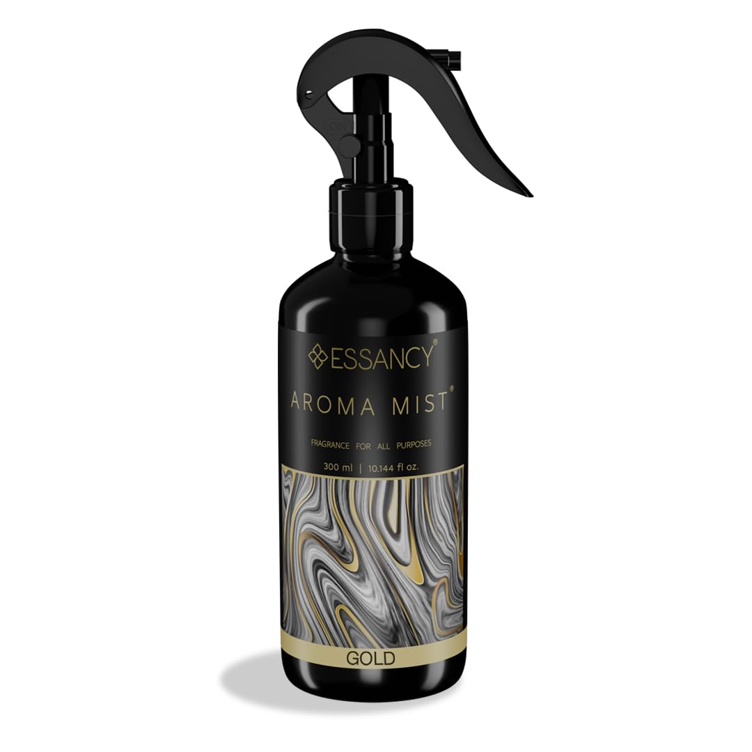 AROMA MIST - GOLD 300 ML PREMIUM AIR FRESHENER - LUXURIOUS SCENT THAT ELEVATES YOUR SPACE