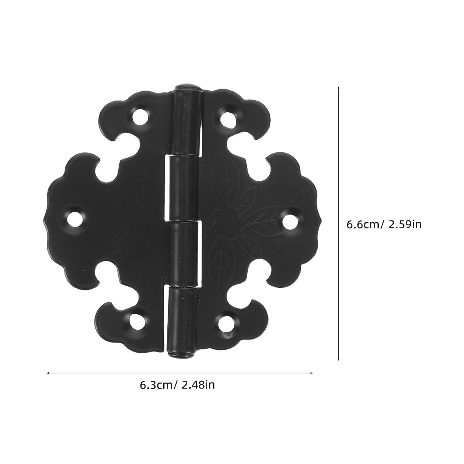 20 Pezzi Cerniere Per Di Mobili Da Cucina Cerniere Per Di Armadi Cerniera Toracica Incise in Bronzo Black