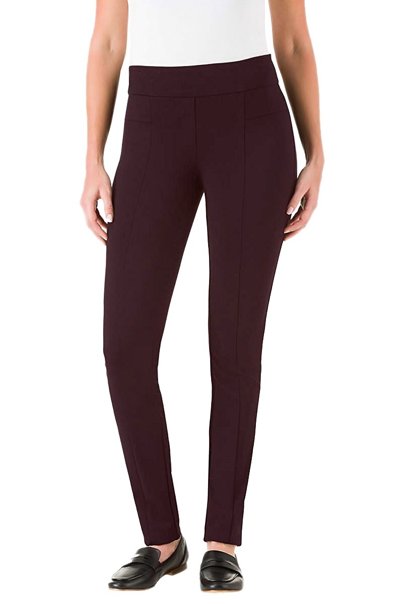 Hilary Radley Womens Narrow Leg Stretch Pull-on Slim Fit Ponte Pant