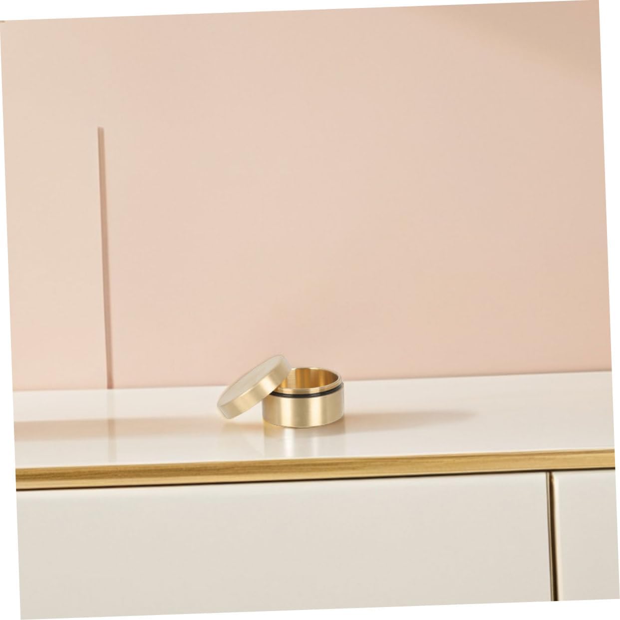 BESTYASH Copper Jewelry Storage Box, Sealed Waterproof Portable Brass image 4