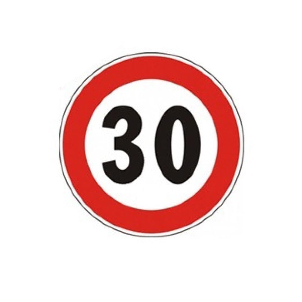 Señal de tráfico límite de velocidad - 30 Km/H
