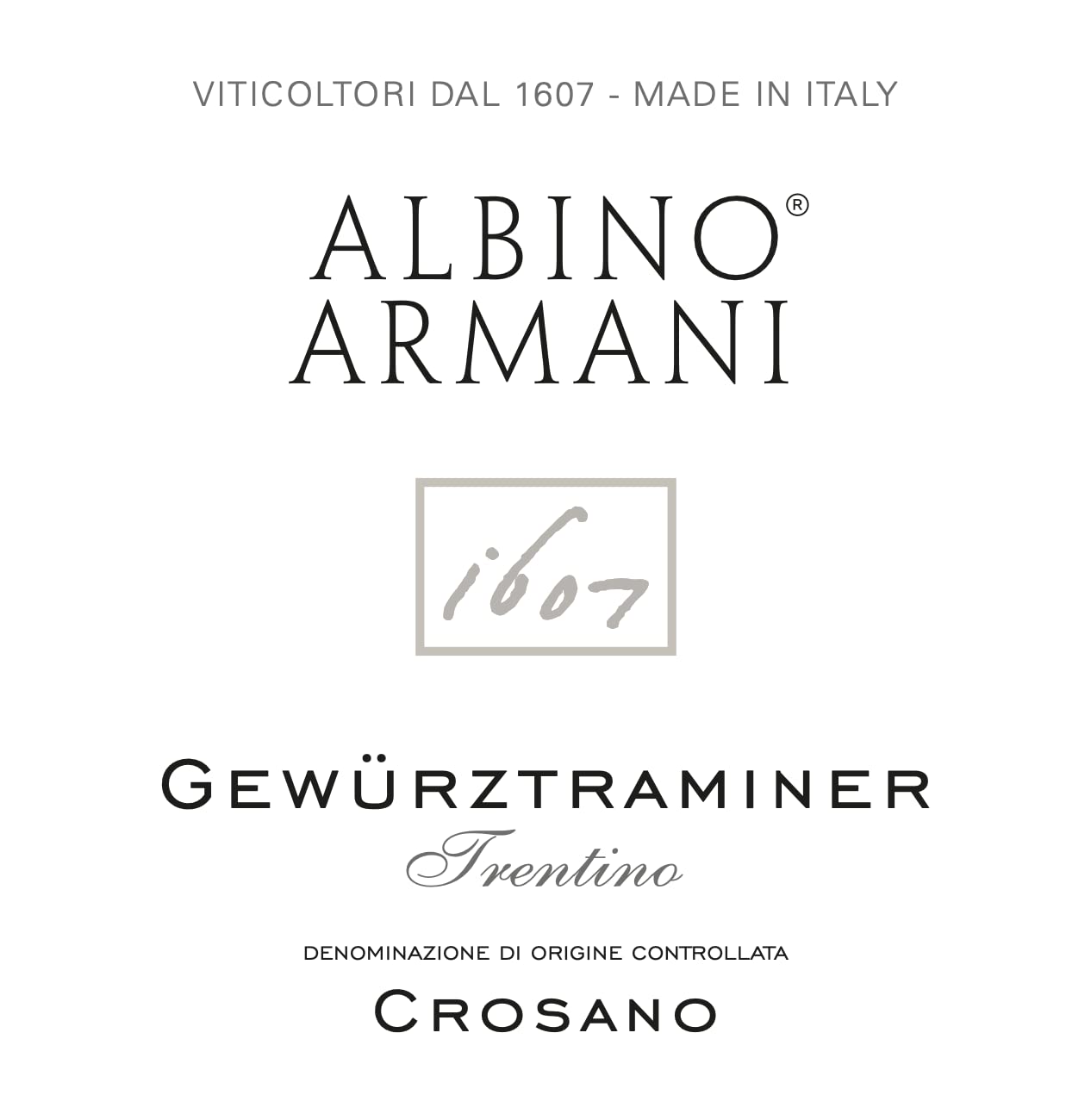 ALBINO ARMANI - Trentino GEWÜRZTRAMINER Tasting - Pack da 3 bottiglie di Gewürztraminer Trentino DOC