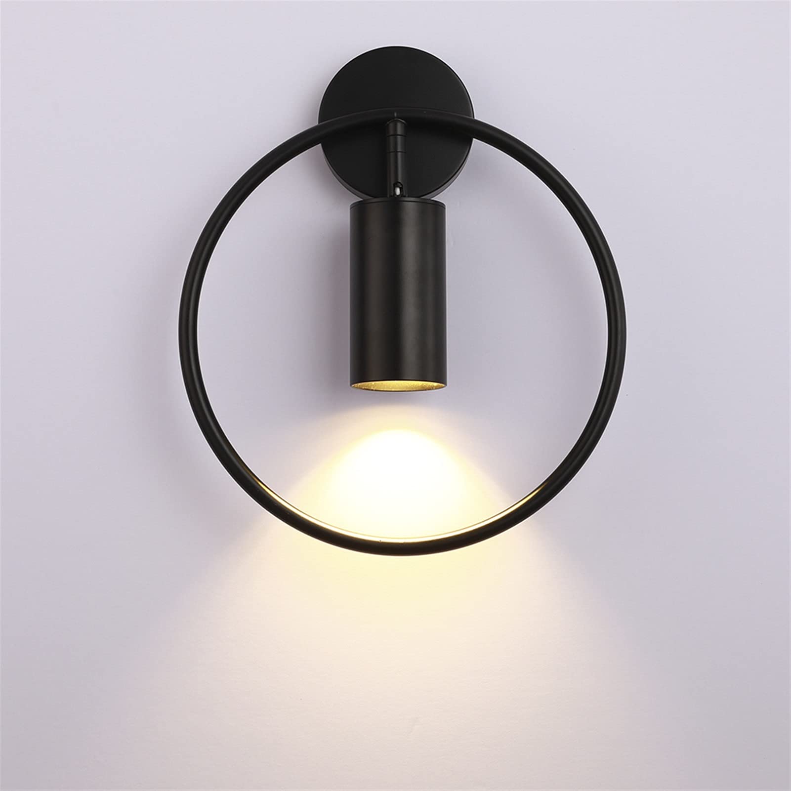 ISCBAFYX Kinkiet, Post LED Luksusowy kinkiet 5W Ling Room Sypialnia Lampki nocne Oprawy ścienne Oświetlenie wewnętrzne (B, światło naturalne 4000K)