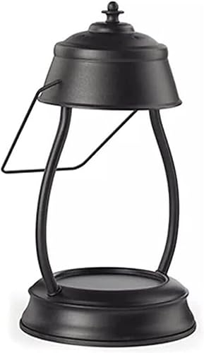 Lámparas de velas, calentador de velas de arte de hierro con base de metal, quemador de cera eléctrica para sala de yoga, entrada, noche, noche,