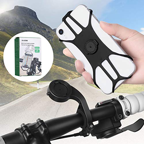 Zacro Soporte Movil Bici, Motor y Carrito de Bebe, Rotación 360°Soporte Movil Moto Bicicleta Manillar, para iPhone 11/ Pro MAX/X/XS/XR/XS MAX/ 8 Plus, Samsung S20/S10/S10e y 4