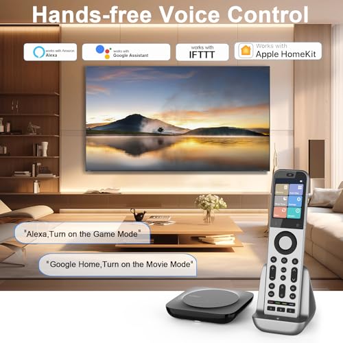 Image of SofaBaton X2 Universal Remote with Touch Screen, Hub and App, All in One Universal Remote Control with with Charging Dock and Customize Activities, Compatible with IR /Bluetooth /WiFi /RF Devices