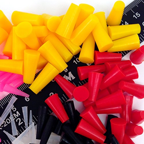 175 Piece Powder Coating Plugs High Temp Silicone Rubber Tapered Stopper Kit - Thumbnail 4