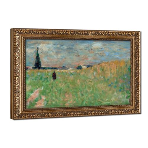 Impression Georges Seurat de haute qualité sur toile avec cadre