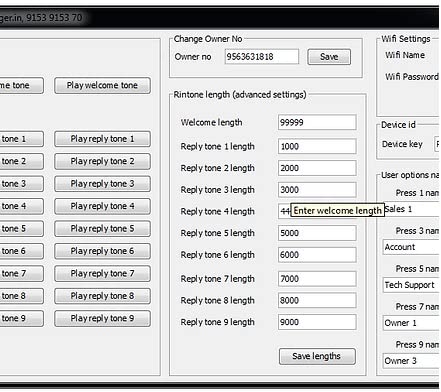 Image of GSM Answering Machine by Tringer