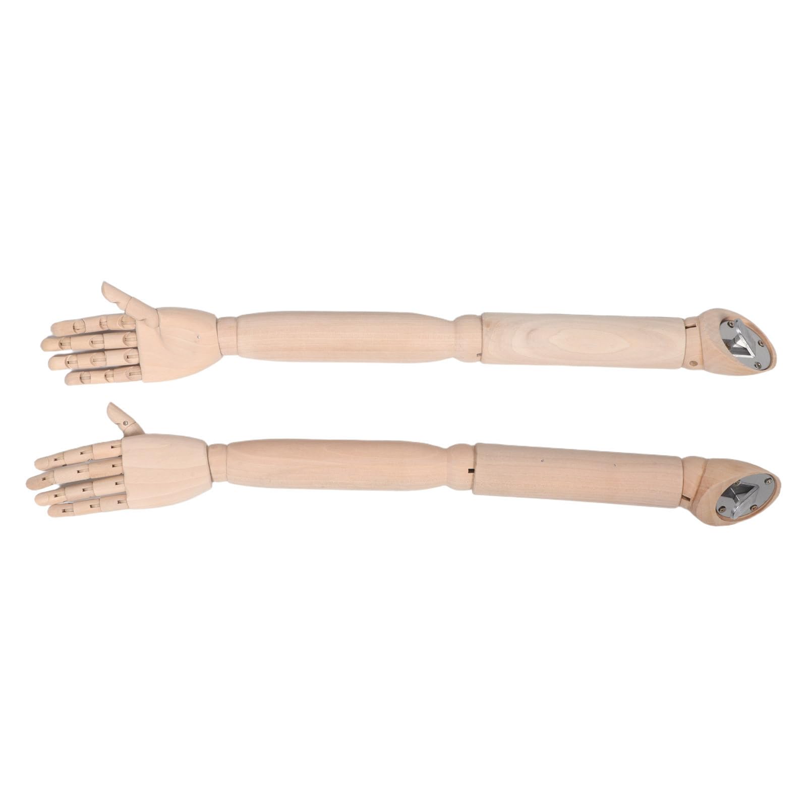 Realistischer Holzarm mit Flexiblen Gelenken aus Robustem Holz und Metall Bewegliches Handmodell für Bekleidungsdisplay und Zeichenpraxis