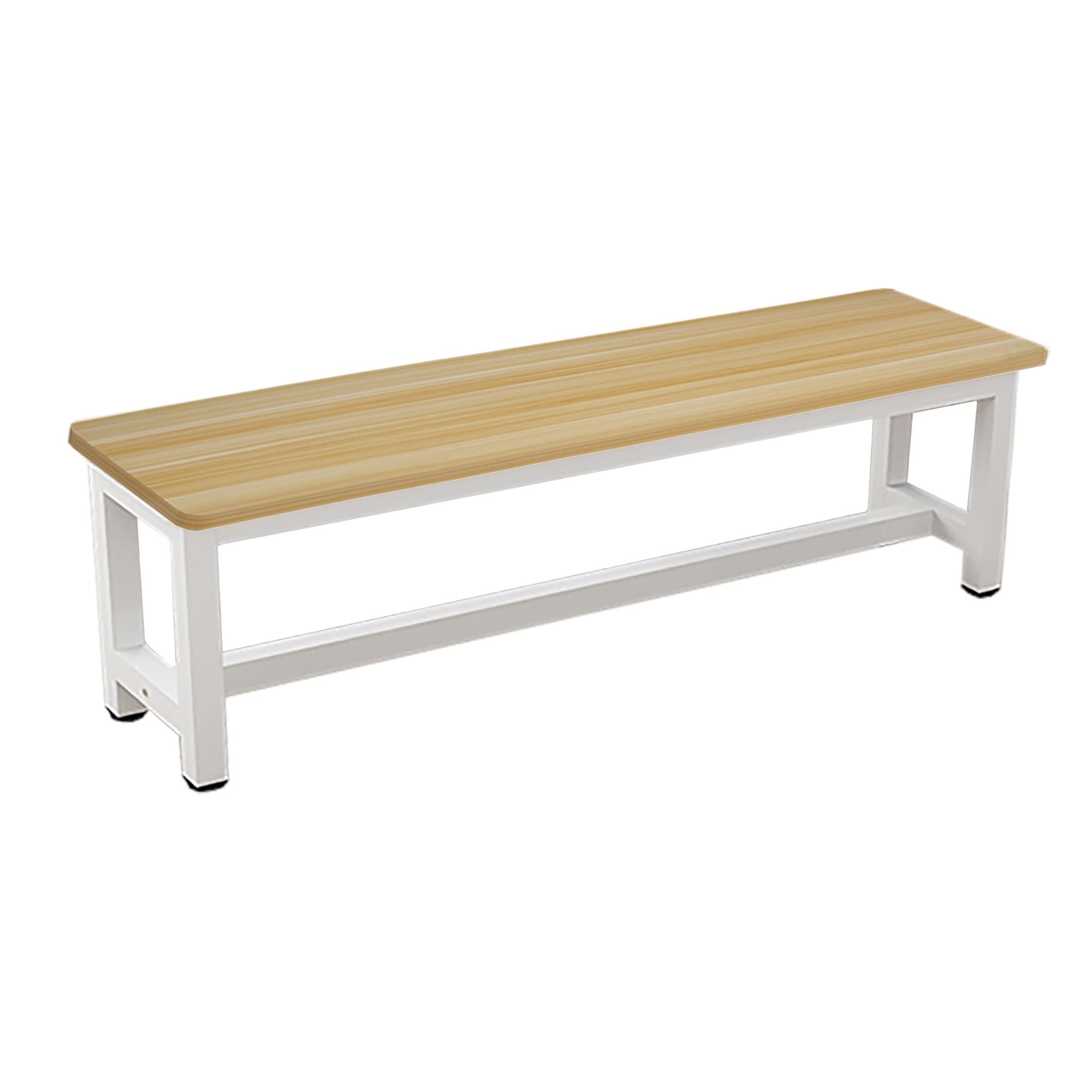 Banc en bois blanc 60cm pour entrée et salle à manger