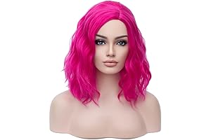 Vivacious Hot Pink Neon Wig: Embody Radiant Confidence