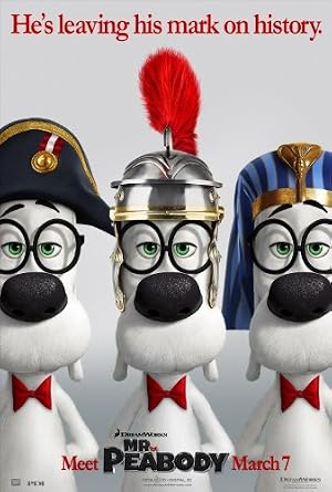 MR. PEABODY & SHERMAN - D/S 13.5"X20" Original Promo Movie Poster 2014