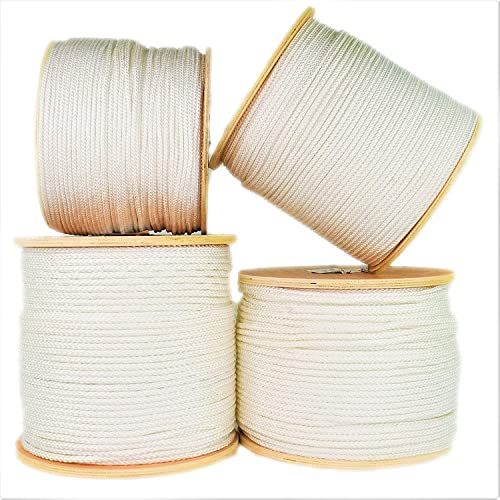 SGT KNOTS Crab Fishing Line - Diamond Braid Utility Cord with Parallel Core - Abrasion Resistant (9/32