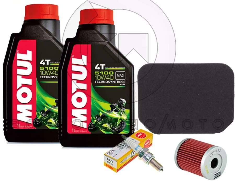 KIT TAGLIANDO COMPATIBILE CON SUZUKI AN BURGMAN 400 1998 1999 2000 2001 2002 2003 2004 2005 OLIO 5100 10W40 FILTRO OLIO ARIA CANDELA
