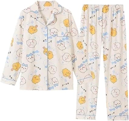 Amazon.co.jp: [P.X.store] Chiikawa Top and Bottom Set, Autumn and