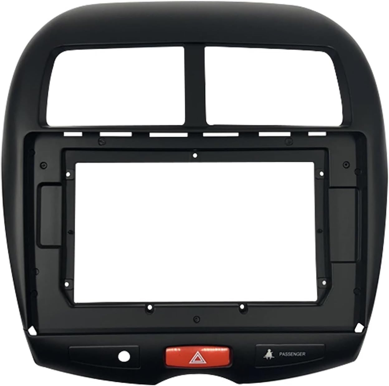Radio Frame Fascia 2 Din Car Radio Fit for Mitsubishi ASX RVR Outlander 2010-2016 Sport Car Stereo Install Panel Mounting Trim Frame Kit Installation kit(Frame Cord,7 inch)