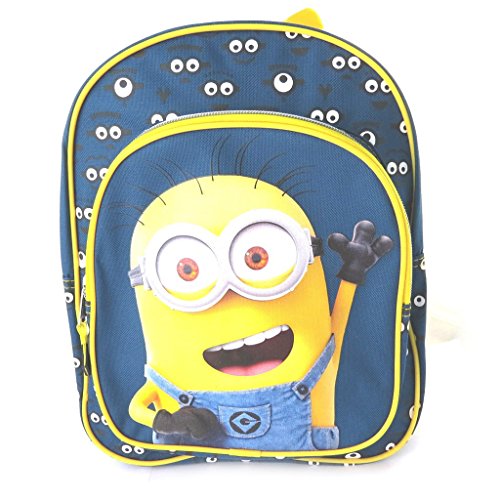 Mochila  Minions amarilla azul  32x27x15 cm