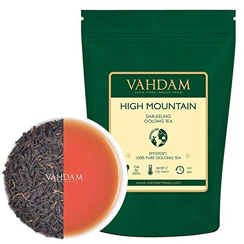 Vahdam, Himalayan Green Tea(9Oz, 100+ Cups) & High Mountain Oolong Tea (250+ Cups) - 100% Natural Weight Loss Tea & Slimming Tea With Powerful Antioxidants, Brew Hot Tea, Iced Tea Or Kombucha Tea #TOP3