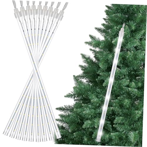 LIFKOME Falling Rain Lights 10 Pcs Meteor Shower Lights Battery Operated LED Meteor Shower Rain Outdoor Falling hanging tree