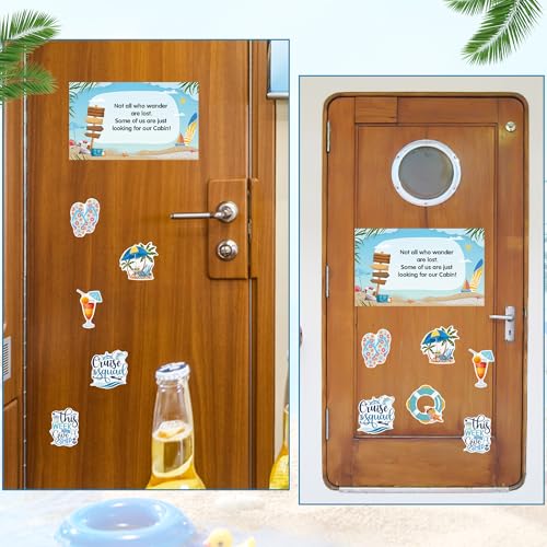 Imanes decorativos HemerVows para puerta, 7 piezas miniatura 7