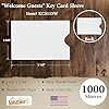 1000 Cashier Depot - Key Card Holders, Credit Card Protectors, White Paper Sleeves, 2-3/8 x 3-1/2 Inch, Sturdy 24lb. Paper, 1000 Count #2